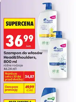 Biedronka Head&Shoulders szampon do włosów oferta