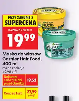 Biedronka Maska do włosów Garnier Hair Food oferta