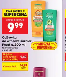 Biedronka Odżywka do włosów Garnier Fructis oferta
