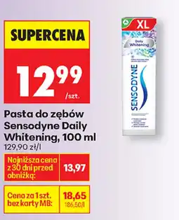Biedronka Sensodyne Pasta do zębów Daily Whitening oferta