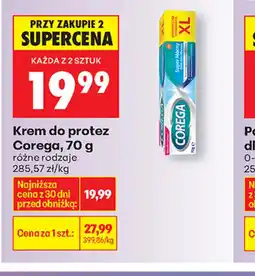 Biedronka Krem do protez Corega oferta