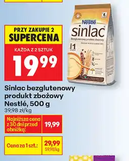 Biedronka Nestlé Sinlac bezglutenowy oferta