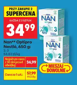 Biedronka Nestlé Nan Optipro oferta