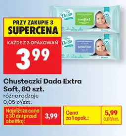 Biedronka Chusteczki Dada Extra Soft oferta