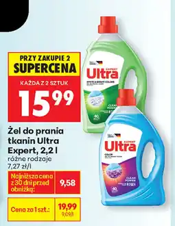 Biedronka Ultra Expert żel do prania oferta