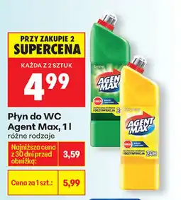 Biedronka Płyn do WC Agent Max oferta