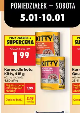 Biedronka Kitty karma dla kota oferta