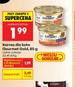 Biedronka Karma dla kota Gourmet Gold oferta