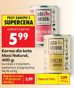 Biedronka Maxi Natural Karma dla kota oferta