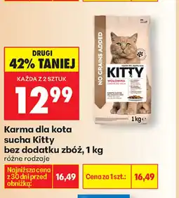 Biedronka Kitty karma dla kota sucha oferta