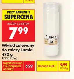 Biedronka Wkład zalewany do zniczy Lumia oferta