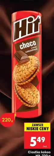 Biedronka Hit Ciastka kakao oferta