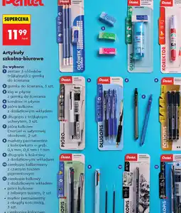Biedronka Pentel artykuły szkolno-biurowe oferta