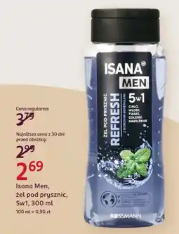 Rossmann Isana Men żel pod prysznic oferta
