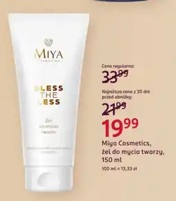 Rossmann Miya Cosmetics żel do mycia twarzy oferta