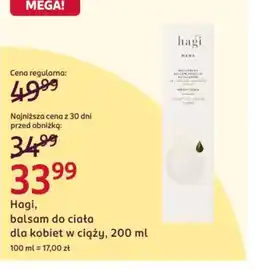 Rossmann Hagi balsam do ciała oferta