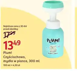 Rossmann Plum! Mydło w piance oferta