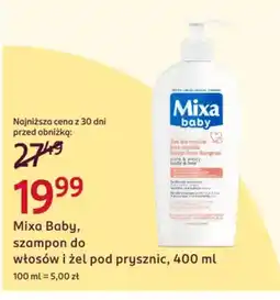 Rossmann Mixa Baby szampon i żel oferta