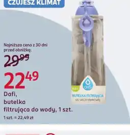 Rossmann Dafi butelka filtrująca do wody oferta