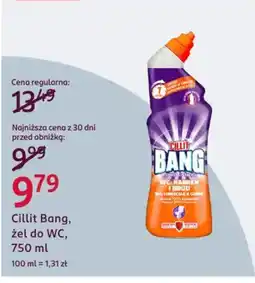 Rossmann Cillit Bang żel do WC oferta