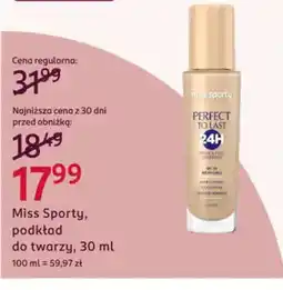 Rossmann Miss Sporty podkład oferta