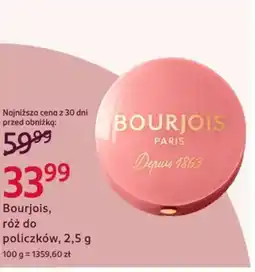 Rossmann Bourjois róż do policzków oferta