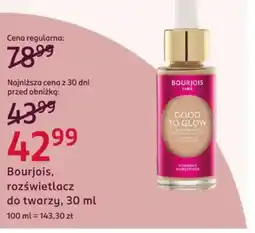 Rossmann Bourjois rozświetlacz do twarzy oferta
