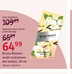 Rossmann Bruno Banani woda toaletowa oferta