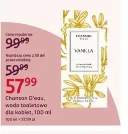 Rossmann Chanson D'eau woda toaletowa oferta