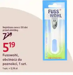 Rossmann Fusswohl obcinacz do paznokci oferta