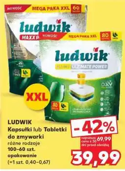 Kaufland LUDWIK Kapsułki lub Tabletki do zmywarki oferta