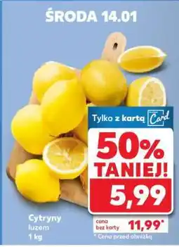 Kaufland Cytryny, luzem 1 kg oferta