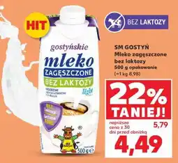 Kaufland SM GOSTYŃ Mleko zagęszczone bez laktozy 500 g opakowanie oferta