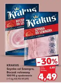 Kaufland KRAKUS Szynka od Szwagra, Boczek rolowany oferta