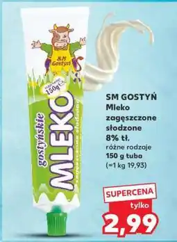 Kaufland SM GOSTYŃ Mleko zagęszczone słodzone 8% tł oferta