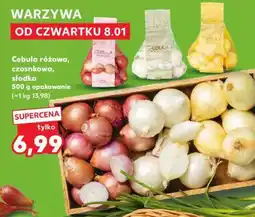 Kaufland Cebula różowa, czosnkowa, słodka oferta
