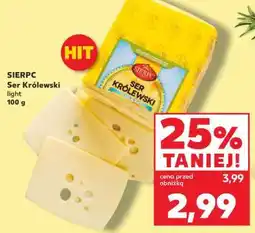 Kaufland SIERPC Ser Królewski light 100 g oferta