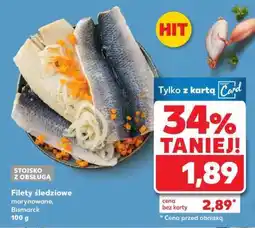 Kaufland Filety śledziowe marynowane Bismarck 100 g oferta