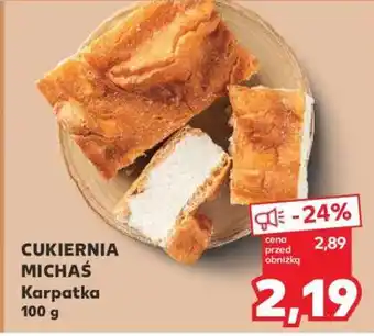 Kaufland CUKIERNIA MICHAŚ Karpatka 100 g oferta