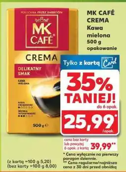 Kaufland MK CAFÉ Crema oferta