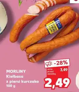 Kaufland MORLINY Kiełbasa z piersi kurczaka 100 g oferta