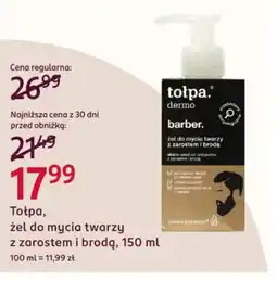 Rossmann Tołpa żel do mycia twarzy oferta