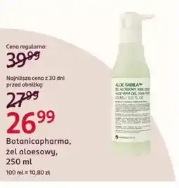 Rossmann Botanicapharma żel aloesowy oferta