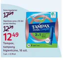 Rossmann Tampax tampony higieniczne oferta