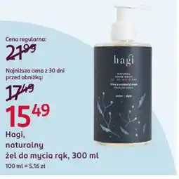Rossmann Hagi żel do mycia rąk oferta