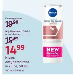 Rossmann Nivea antyperspirant Derma Dry Control oferta