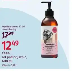 Rossmann Yope żel pod prysznic oferta