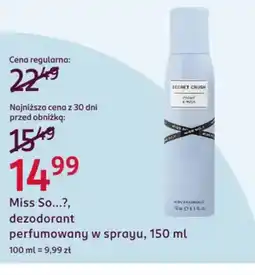 Rossmann Miss So...? dezodorant oferta