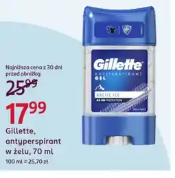 Rossmann Gillette antyperspirant w żelu oferta