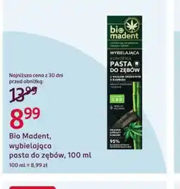 Rossmann Bio Madent wybielająca pasta do zębów oferta
